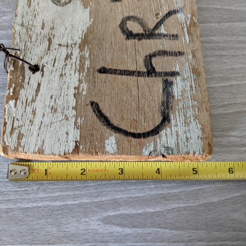 Handmade Rustic Barn Wood Christmas Sign & Tree